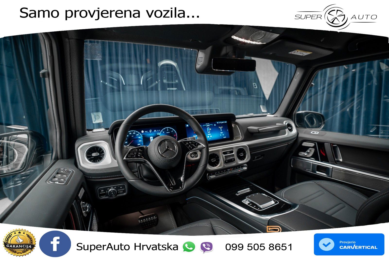 Mercedes G 450d Long (367 KS) 4MATIC 9G-TRONIC ACC+GR SJED+360+PANO