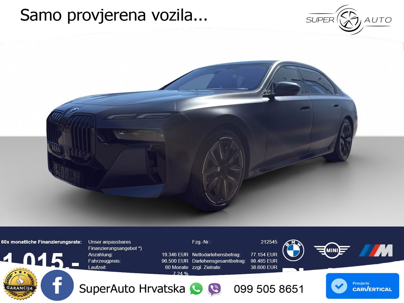 BMW 740d (299 KS) xDrive Steptronic