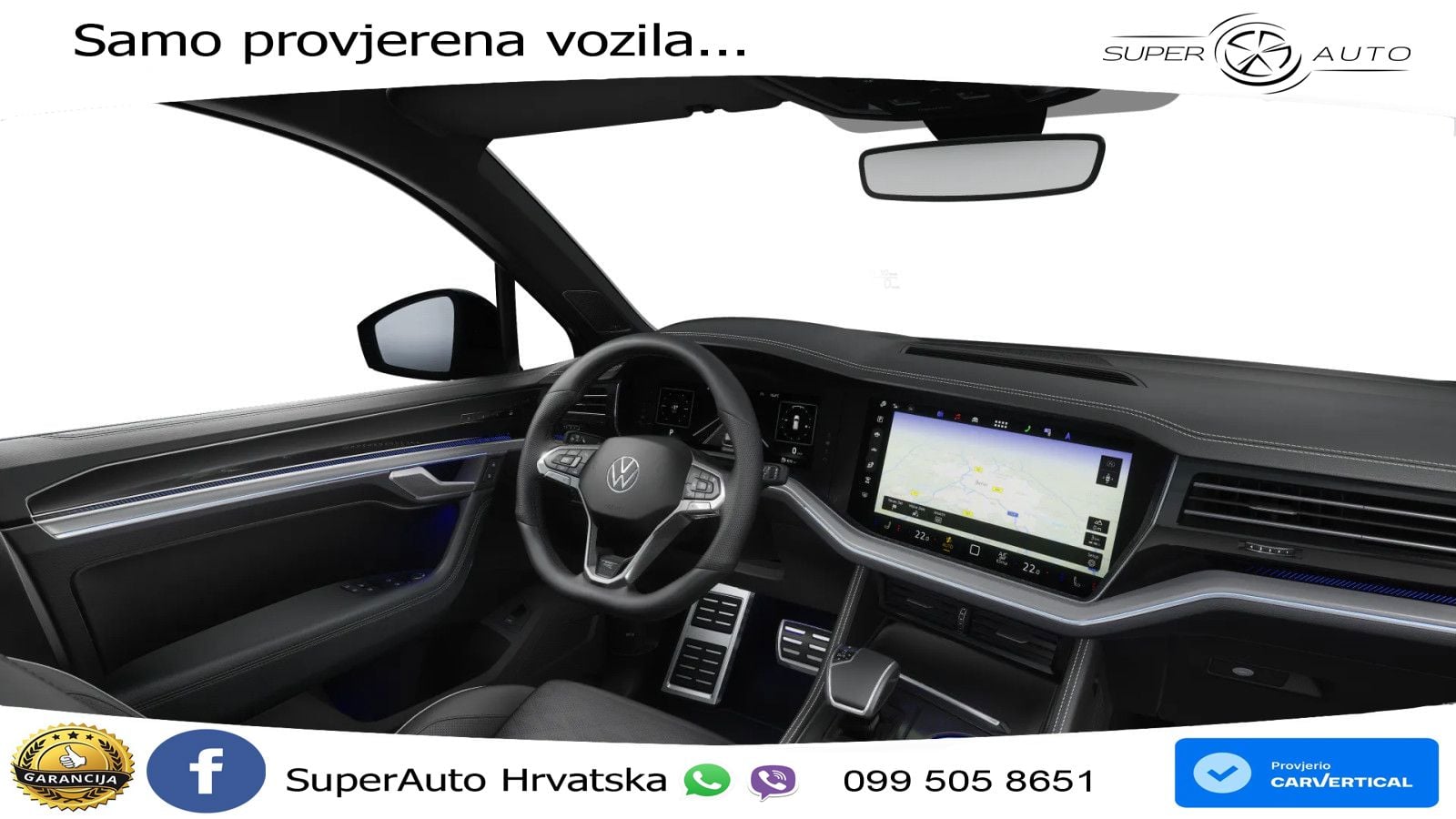 Volkswagen Touareg 3.0 V6 TDI (286 KS) 4MOTION Tiptronic ZRAČNI+ACC+GR SJED+KAM+PANO