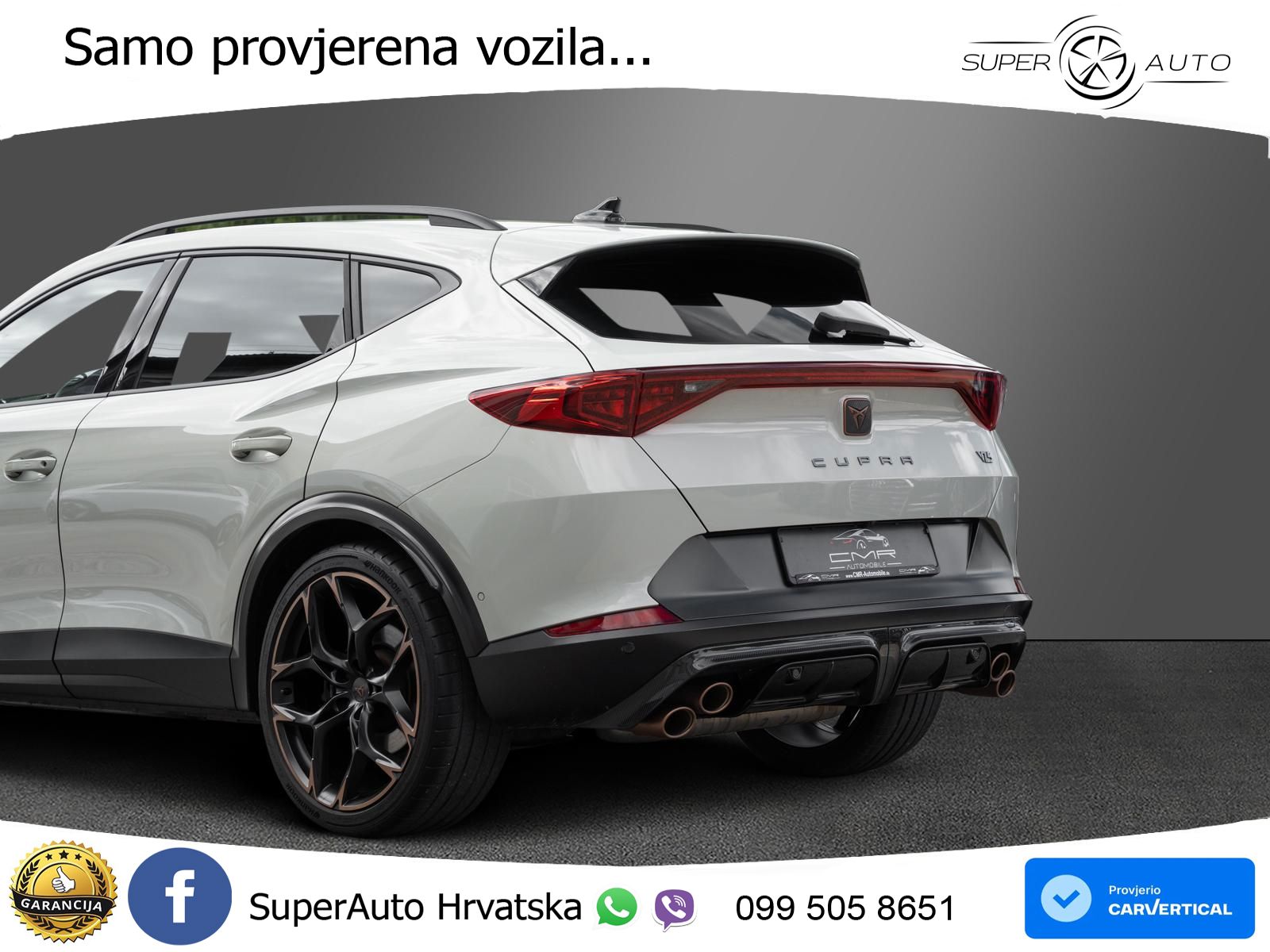 Cupra Formentor VZ5 2.5 TSI (390 KS) 4Drive DSG LED+GR SJED+ACC