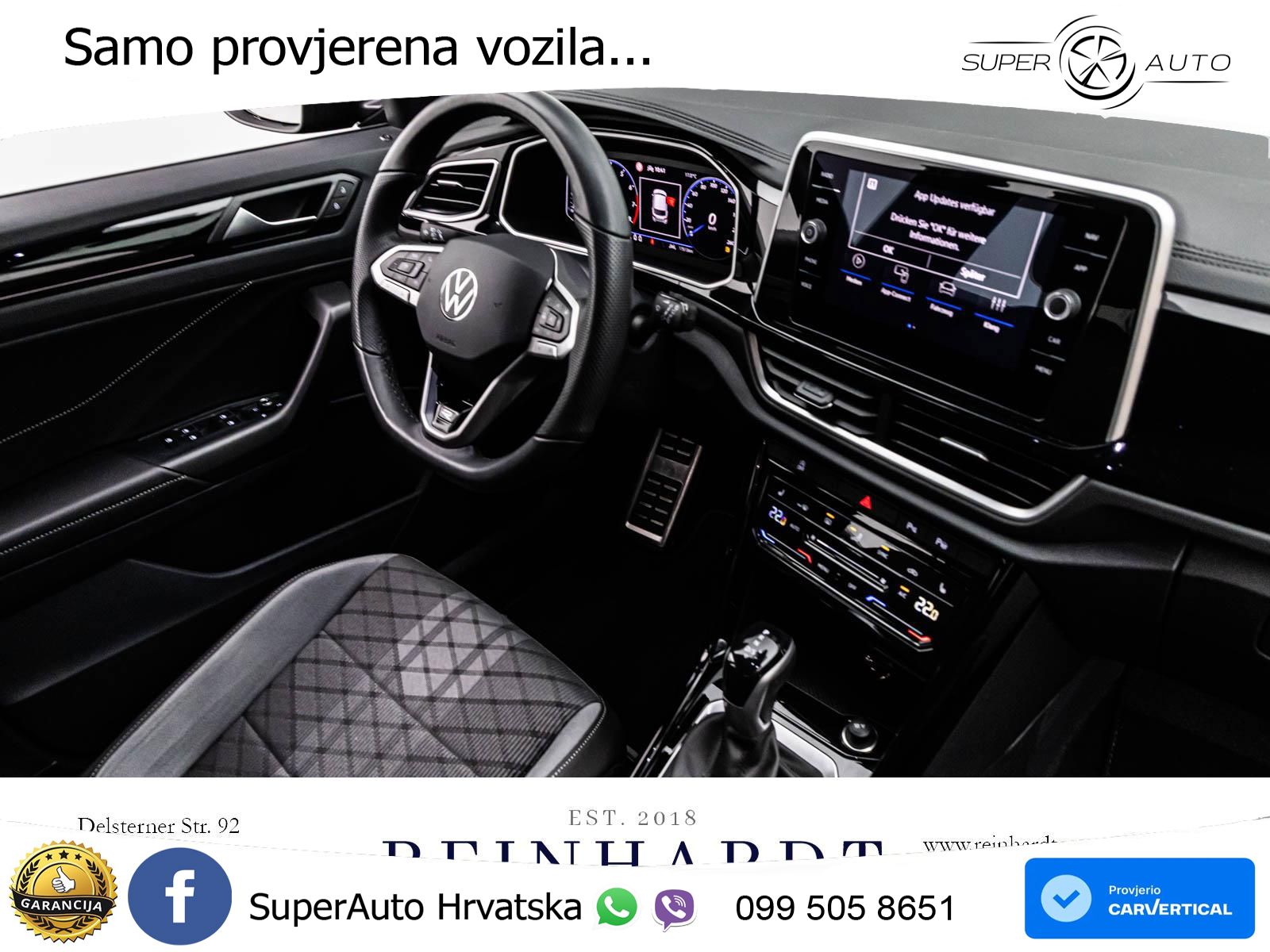 Volkswagen T-Roc 1.5 TSI (150 KS) DSG R-Line LED+GR SJED+ACC
