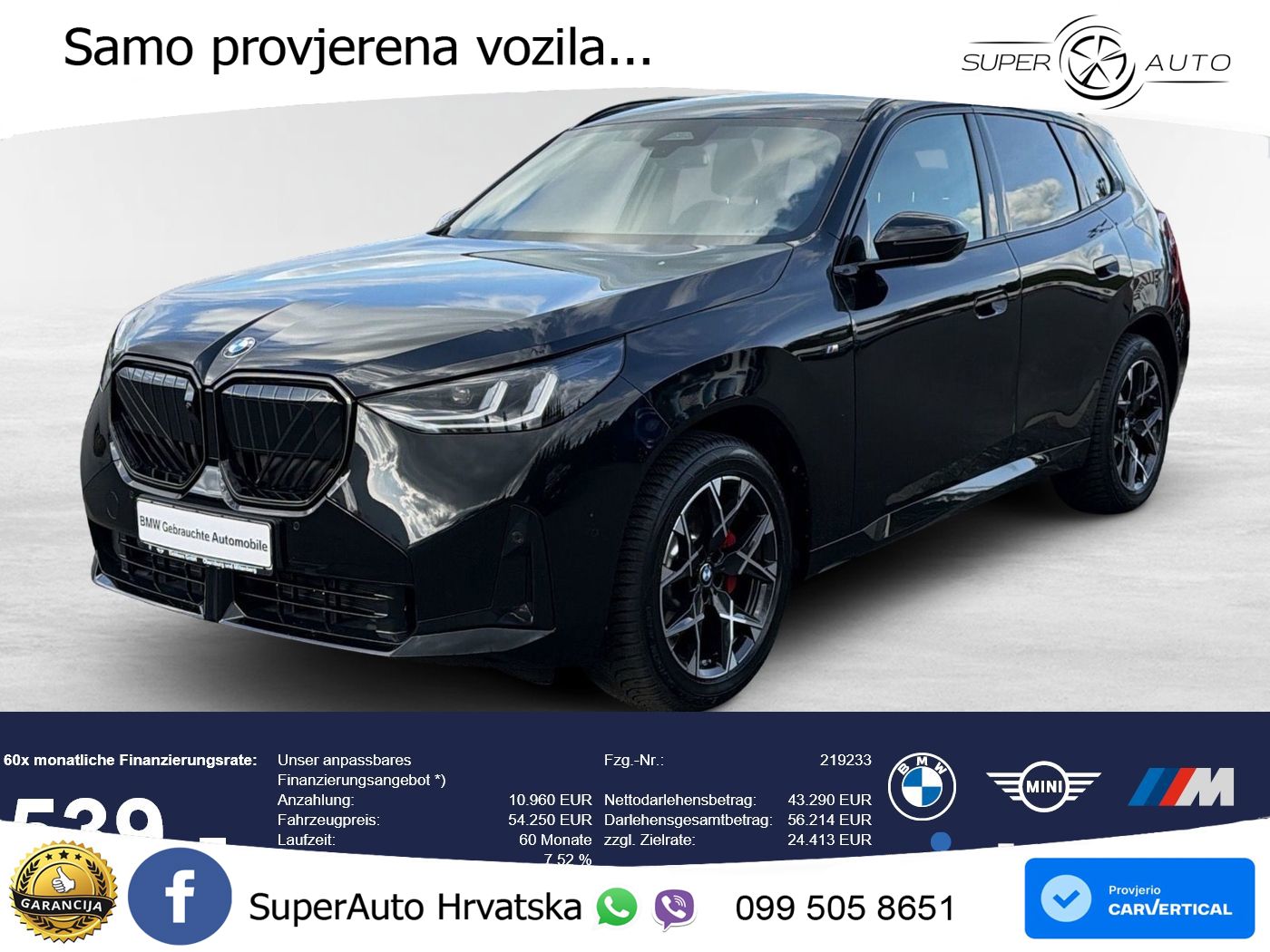 BMW X3 20d xDrive Steptronic M Sport LED+GR SJED+ACC