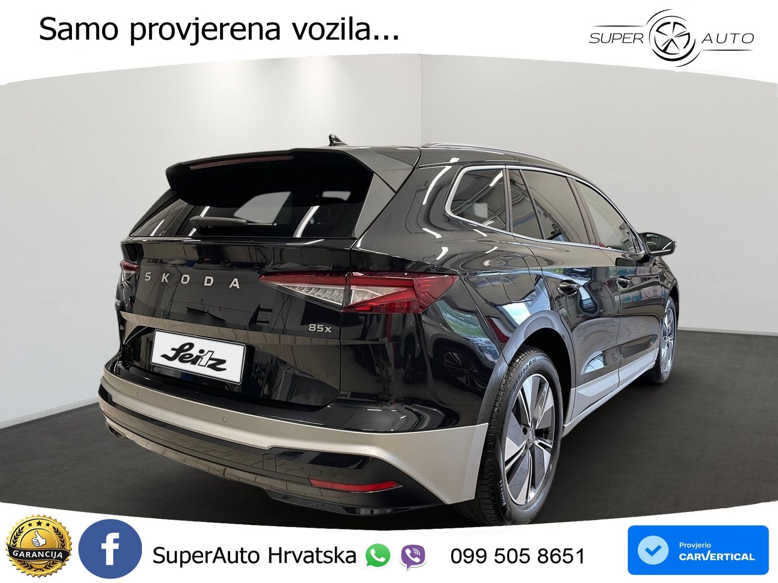 Škoda Enyaq 85x 82 kWh (286 KS) AWD Loft LED+GR SJED+ACC