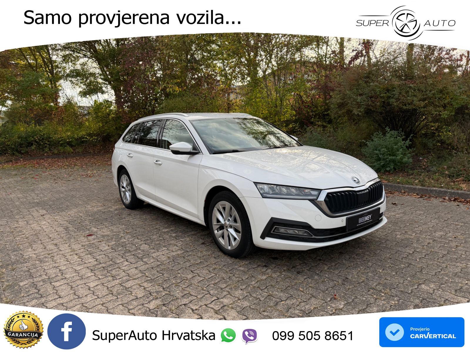Škoda Octavia Combi 2.0 TDI (150 KS) DSG LED+GR SJED+ACC