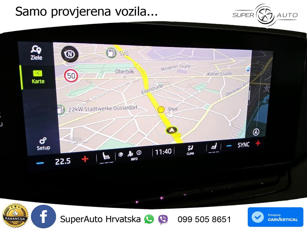 Škoda Octavia Combi 2.0 TDI (150 KS) DSG LED+GR SJED+ACC