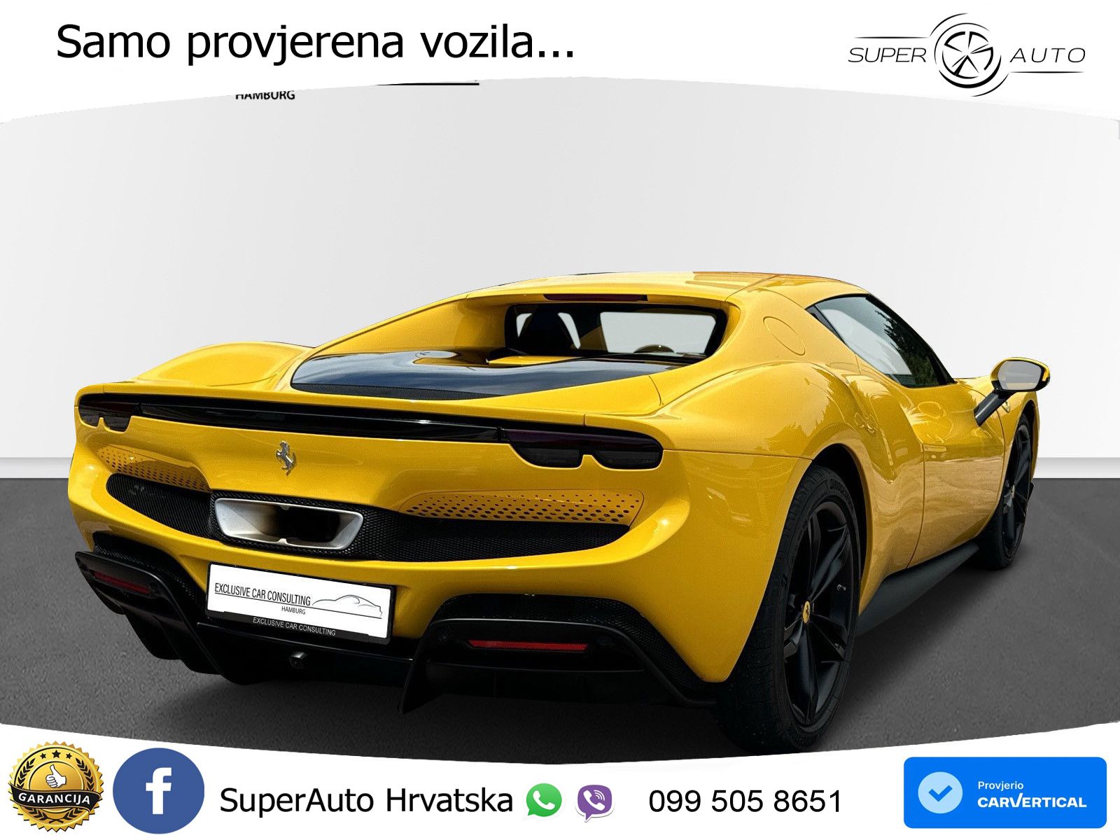 Ferrari 296 GTB 3.0 V6 (830 KS) F1 DCT LED+ACC