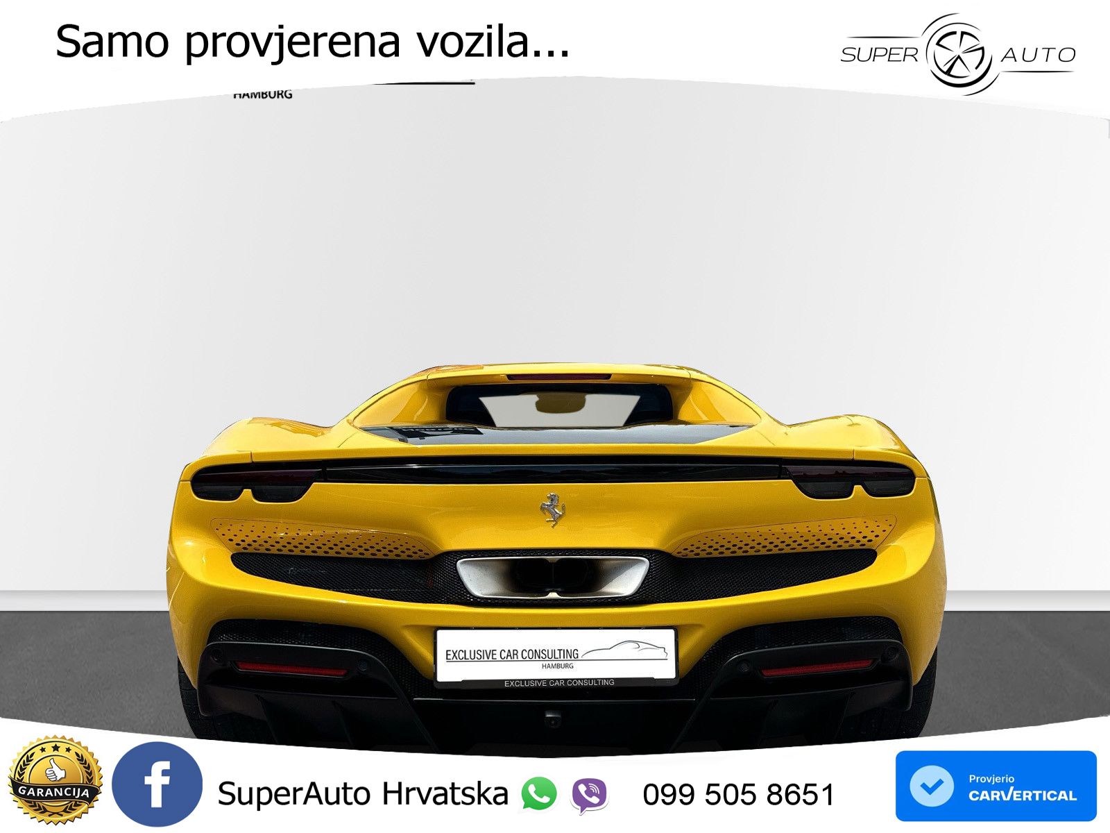 Ferrari 296 GTB 3.0 V6 (830 KS) F1 DCT LED+ACC