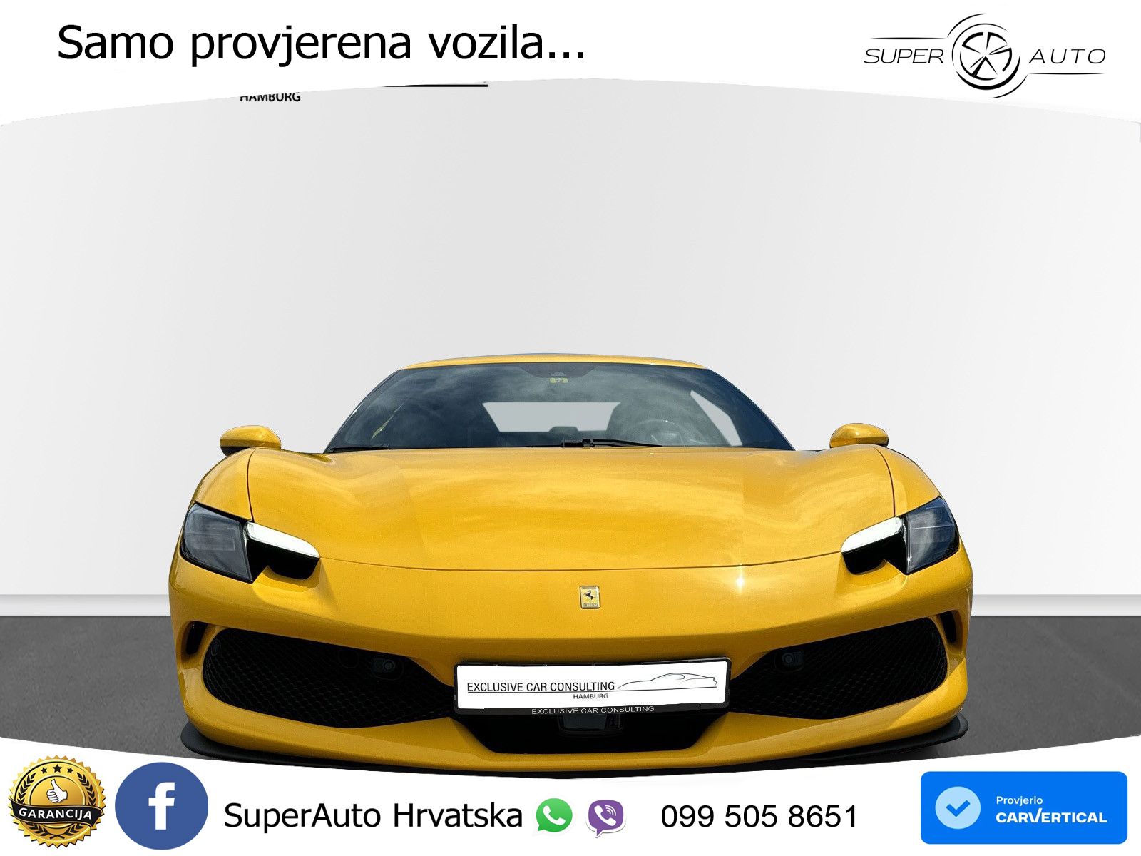 Ferrari 296 GTB 3.0 V6 (830 KS) F1 DCT LED+ACC