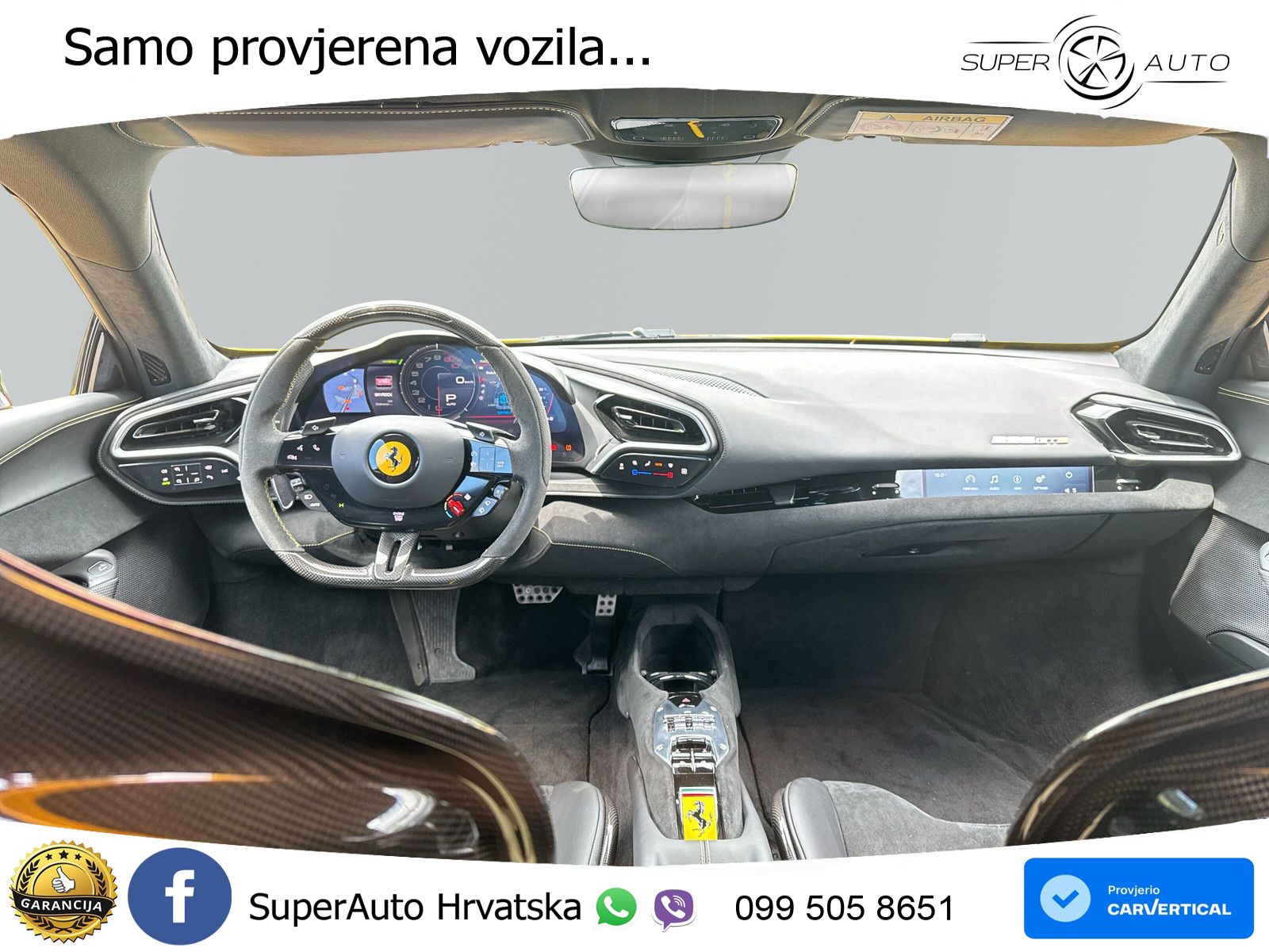 Ferrari 296 GTB 3.0 V6 (830 KS) F1 DCT LED+ACC
