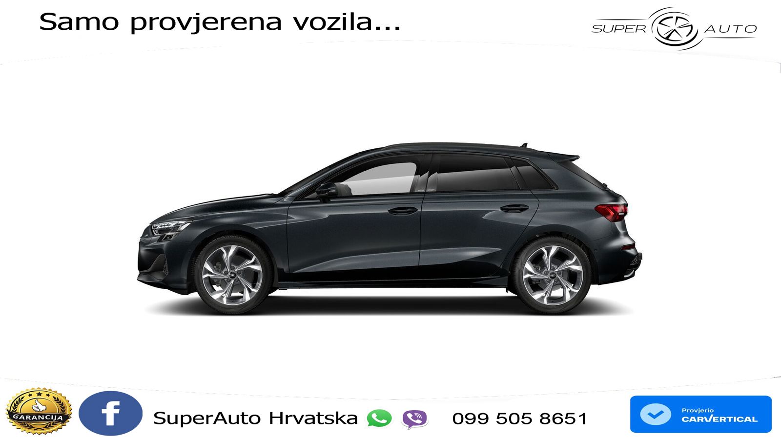 Audi A3 Sportback 40 TFSI (204 KS) quattro S tronic S line LED+GR SJED+ACC