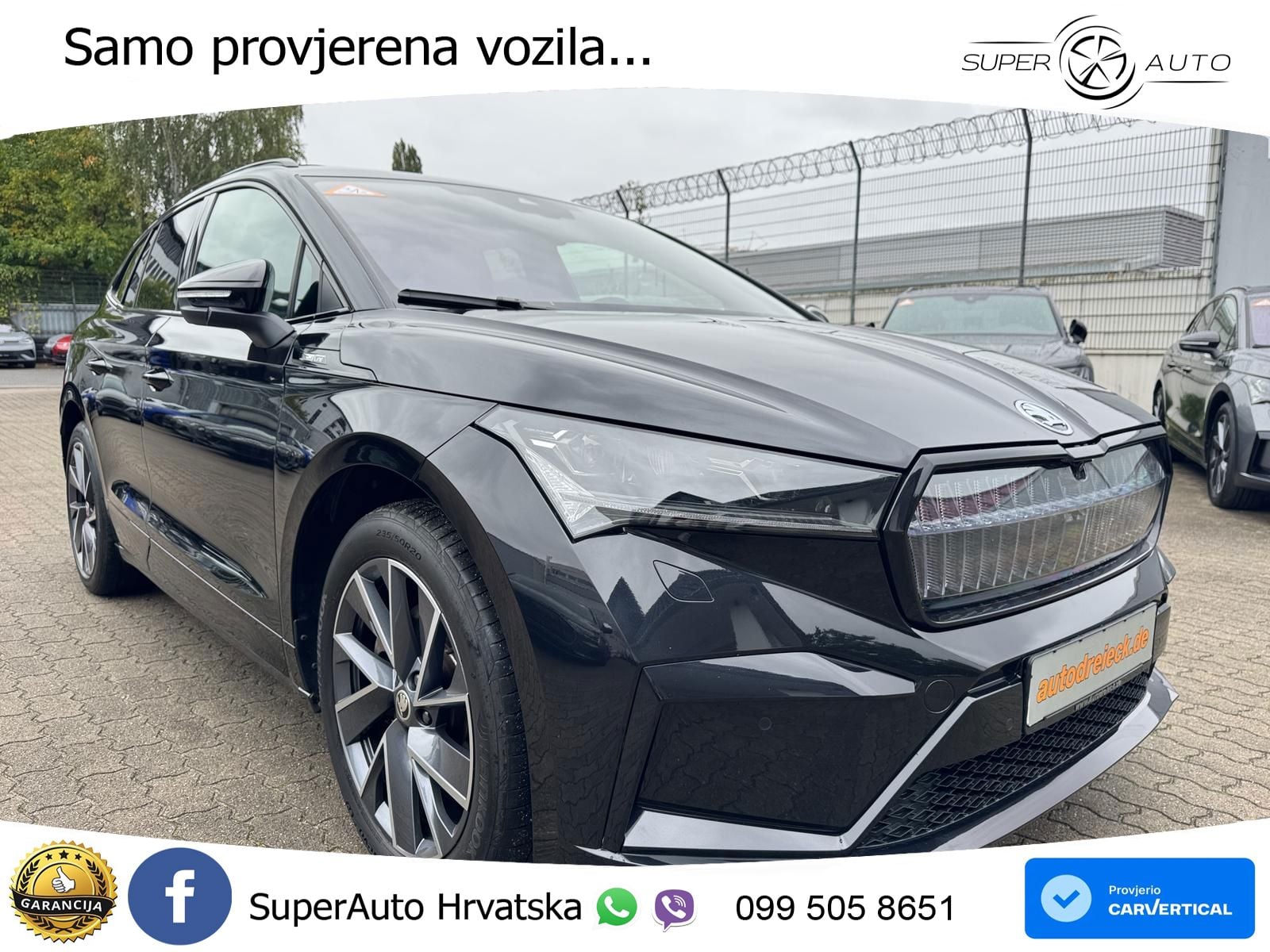 Škoda Enyaq iV 80x 82 kWh (265 KS) AWD SportLine LED+GR SJED+ACC