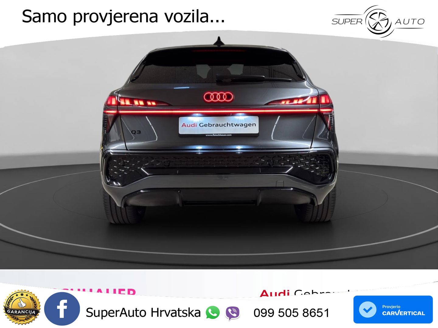 Audi Q3 Sportback 2.0 TDI (150 KS) S tronic S line