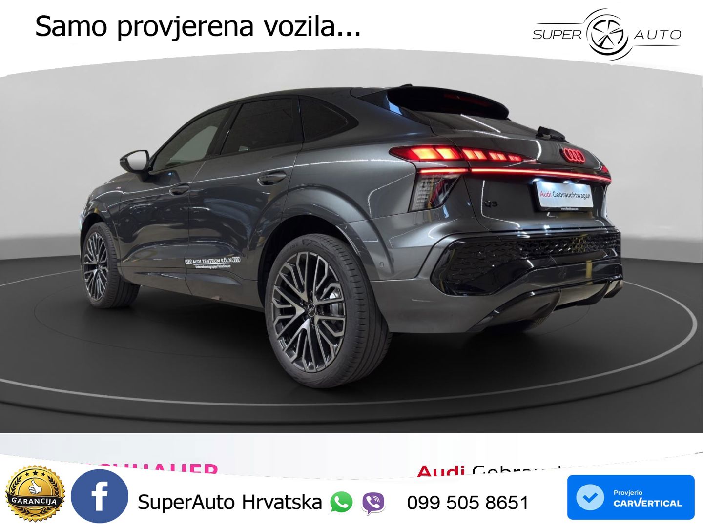 Audi Q3 Sportback 2.0 TDI (150 KS) S tronic S line
