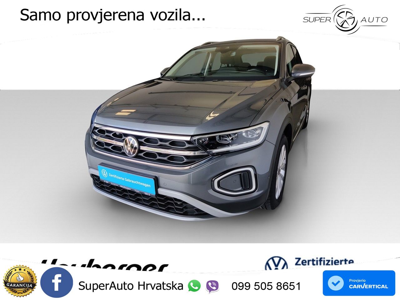 Volkswagen T-Roc 1.5 TSI (150 KS) LED+GR SJED+ACC