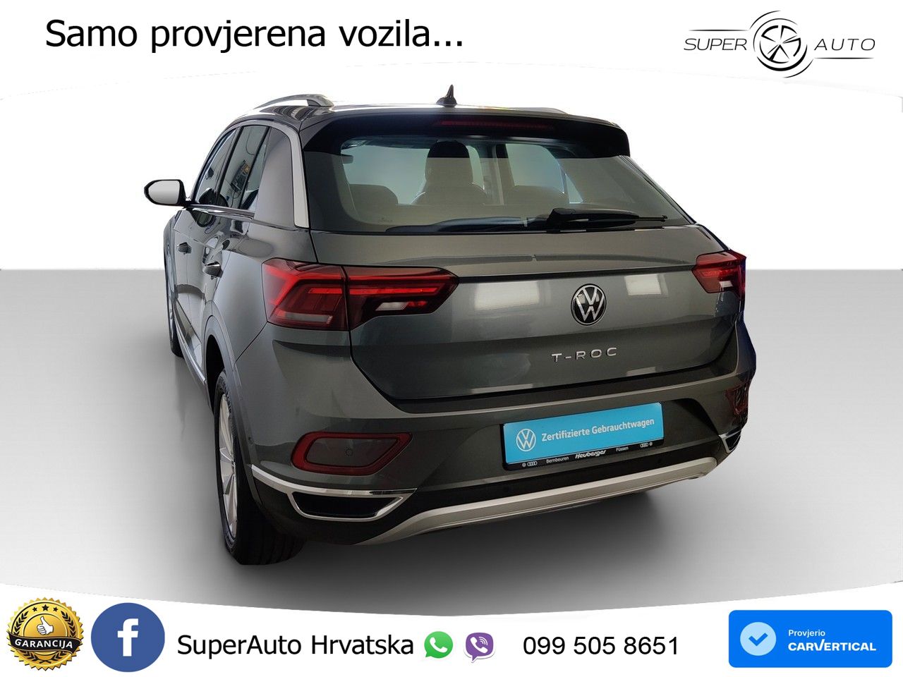 Volkswagen T-Roc 1.5 TSI (150 KS) LED+GR SJED+ACC