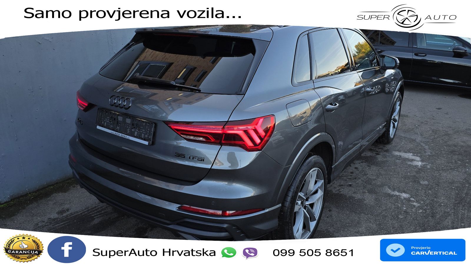 Audi Q3 35 TFSI (150 KS) S tronic S line LED+GR SJED+ACC