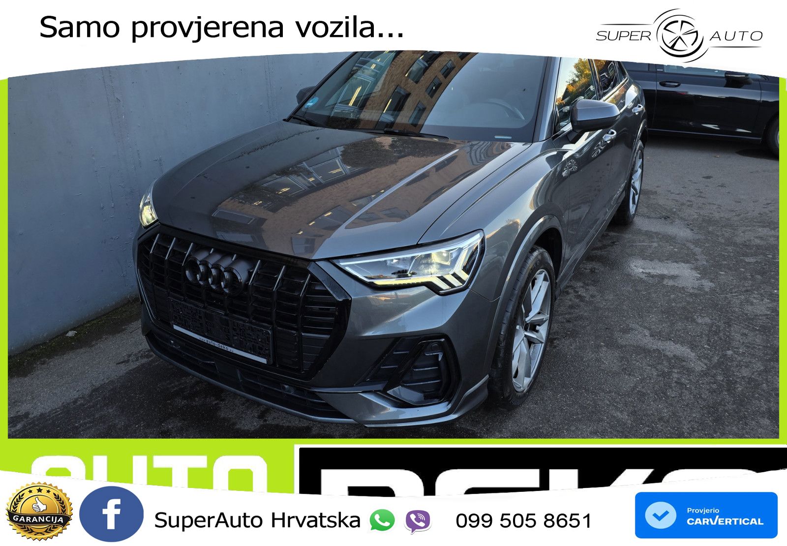 Audi Q3 35 TFSI (150 KS) S tronic S line LED+GR SJED+ACC