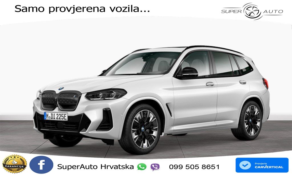 BMW iX3 80 kWh (286 KS) M Sport LED+GR SJED+ACC