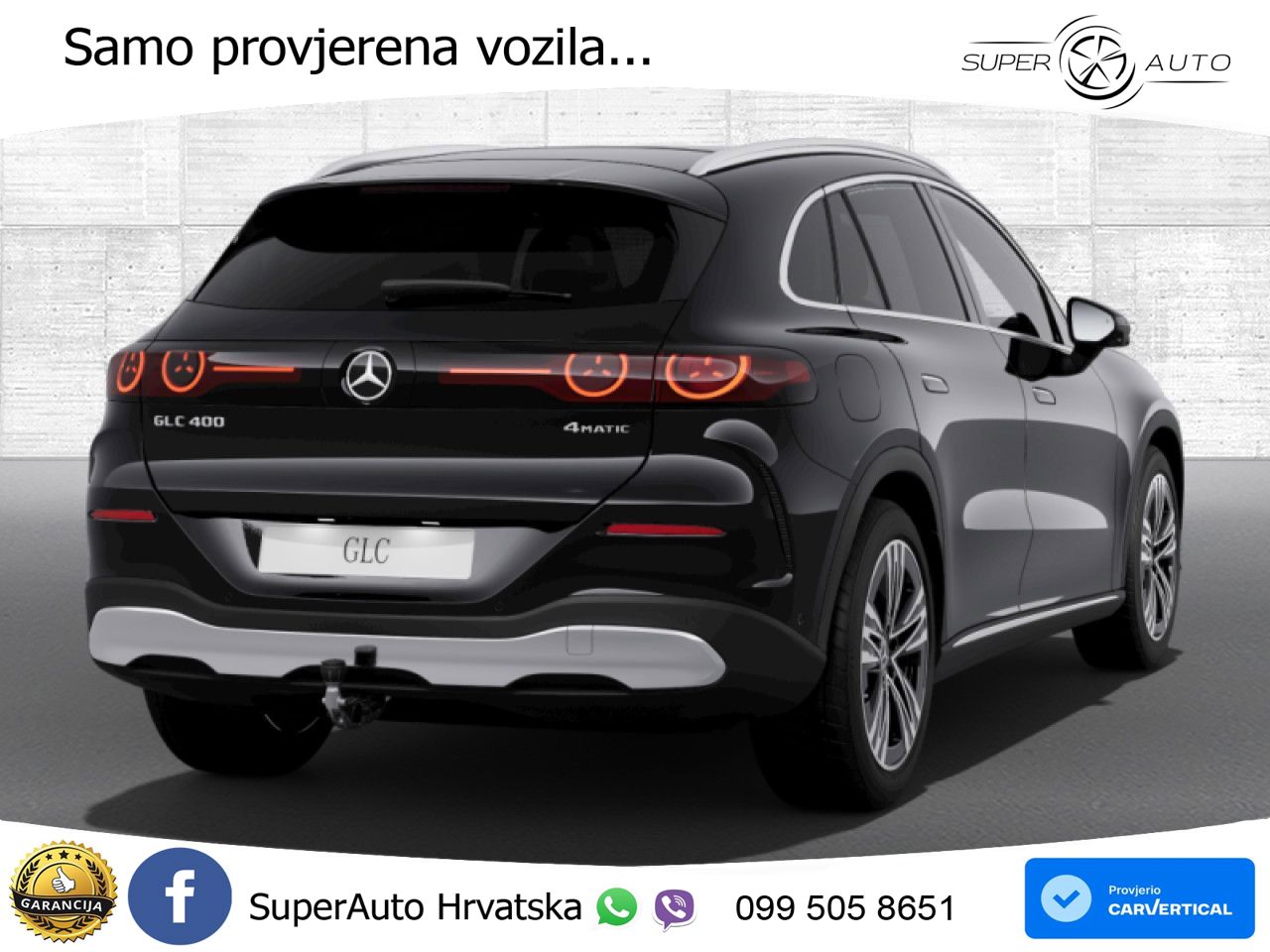 Mercedes GLC 400 94 kWh (489 KS) 4MATIC EQ Technology LED+GR SJED+ACC