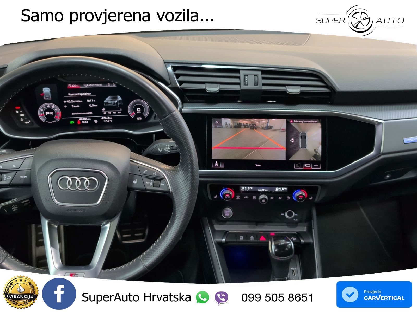 Audi Q3 40 TFSI (190 KS) quattro S tronic S line LED+GR SJED+ACC