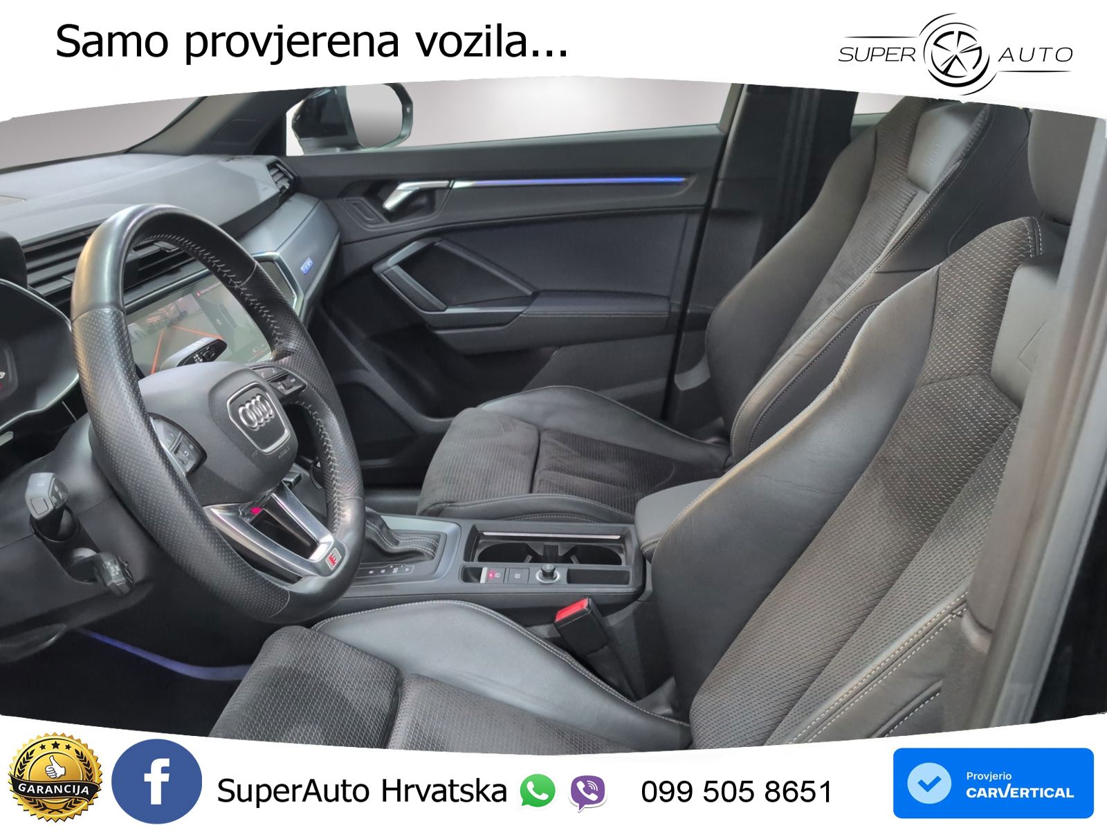 Audi Q3 40 TFSI (190 KS) quattro S tronic S line LED+GR SJED+ACC