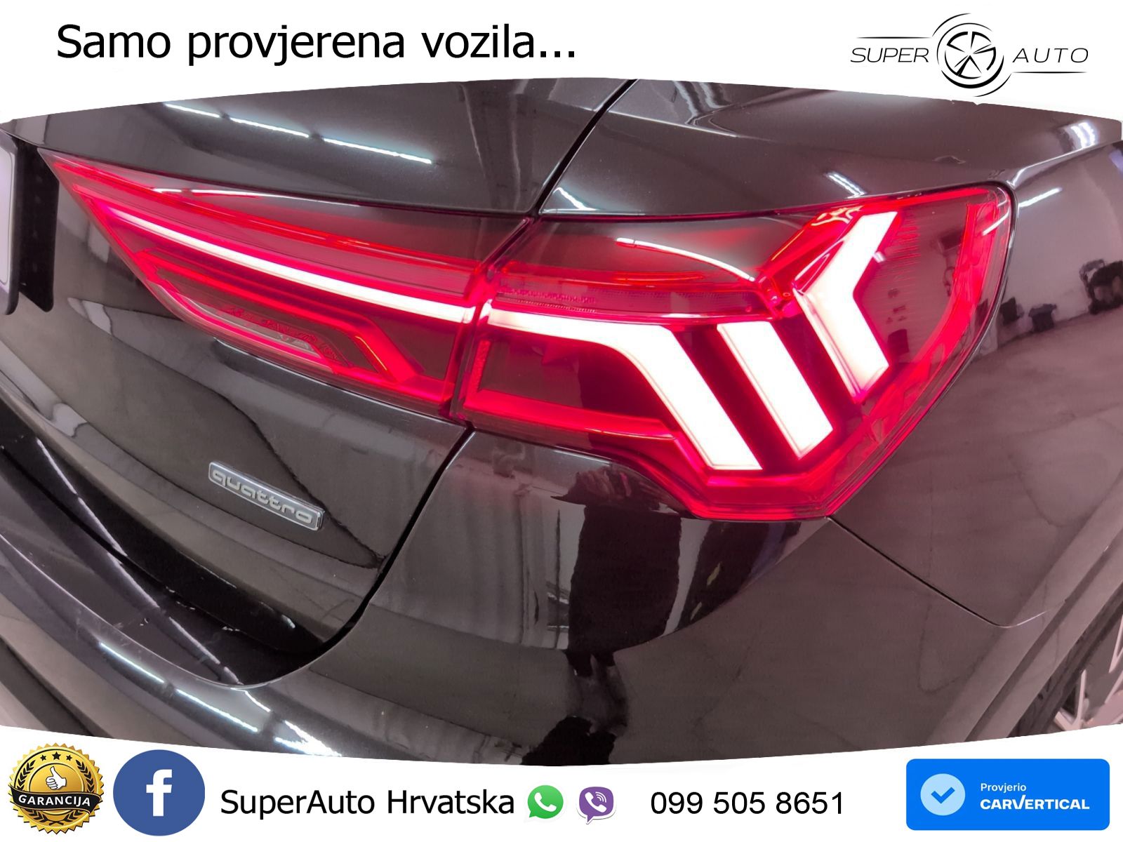 Audi Q3 40 TFSI (190 KS) quattro S tronic S line LED+GR SJED+ACC