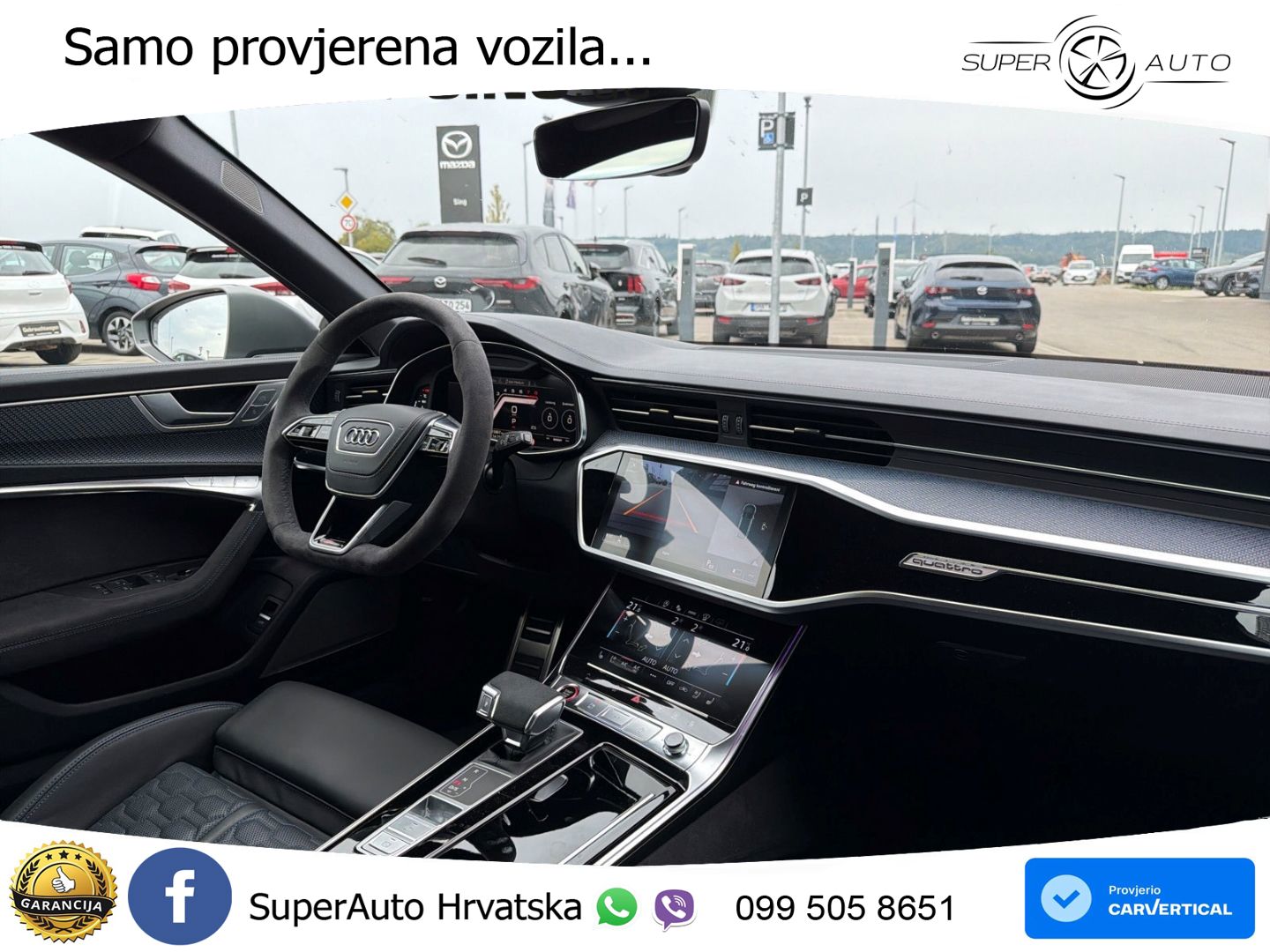 Audi RS6 Avant 4.0 TFSI V8 performance (630 KS)  quattro tiptronic MATRIX+GR SJED+KAM