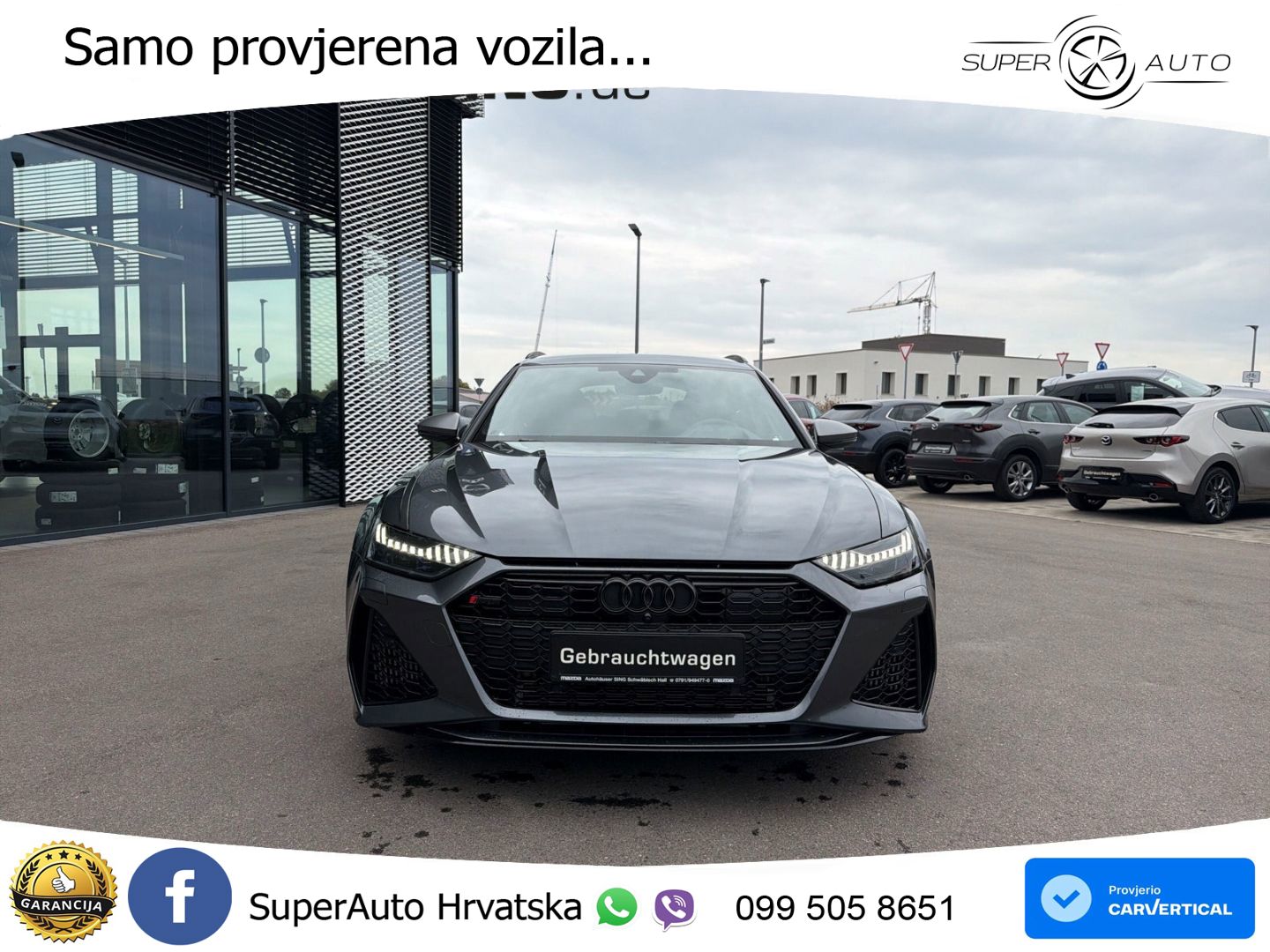Audi RS6 Avant 4.0 TFSI V8 performance (630 KS)  quattro tiptronic MATRIX+GR SJED+KAM