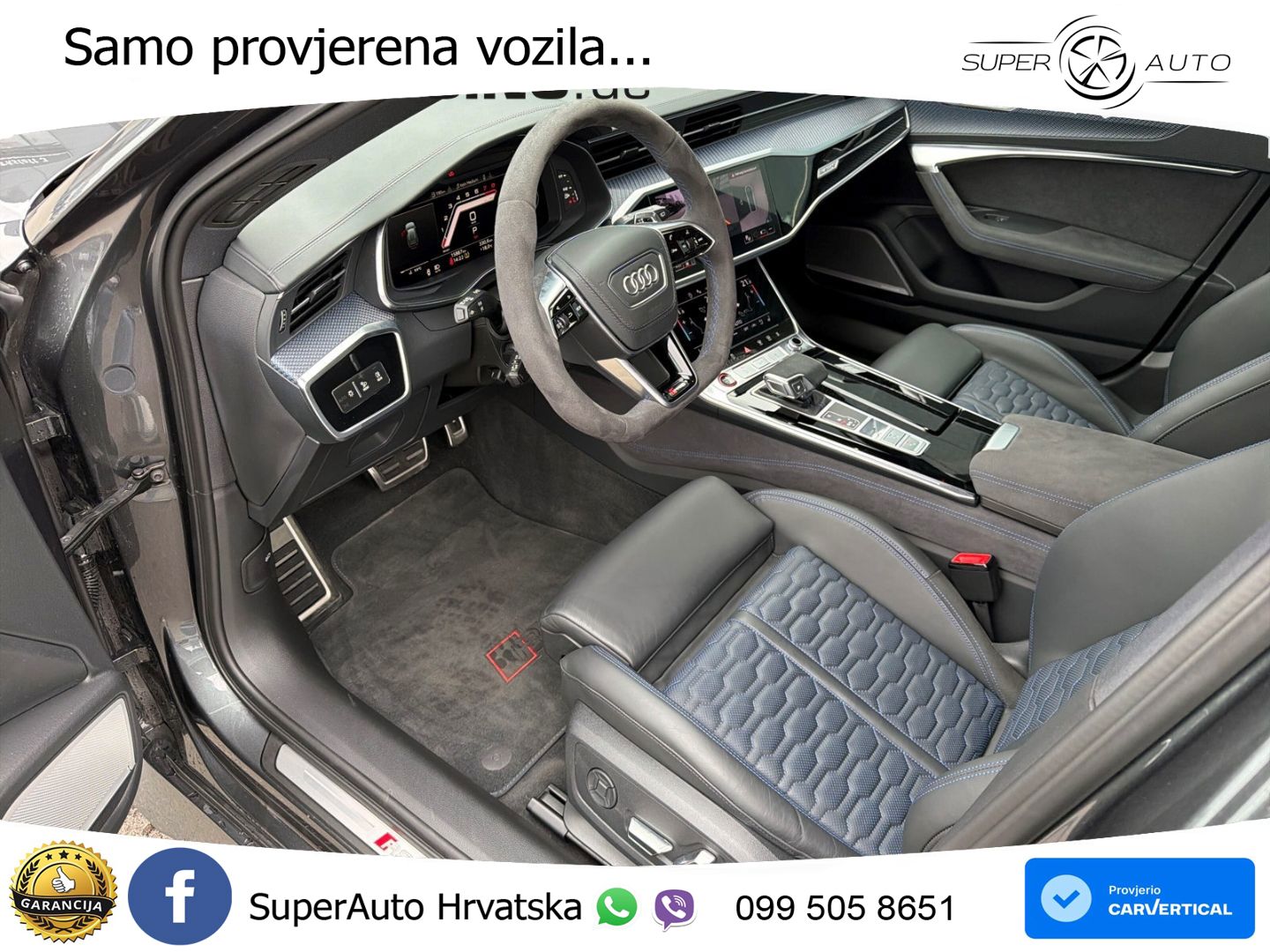 Audi RS6 Avant 4.0 TFSI V8 performance (630 KS)  quattro tiptronic MATRIX+GR SJED+KAM