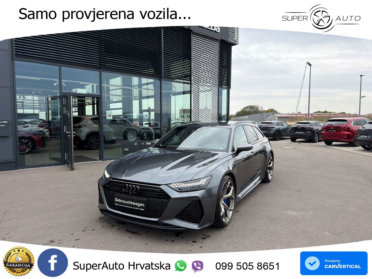 Audi RS6 Avant 4.0 TFSI V8 performance (630 KS)  quattro tiptronic MATRIX+GR SJED+KAM