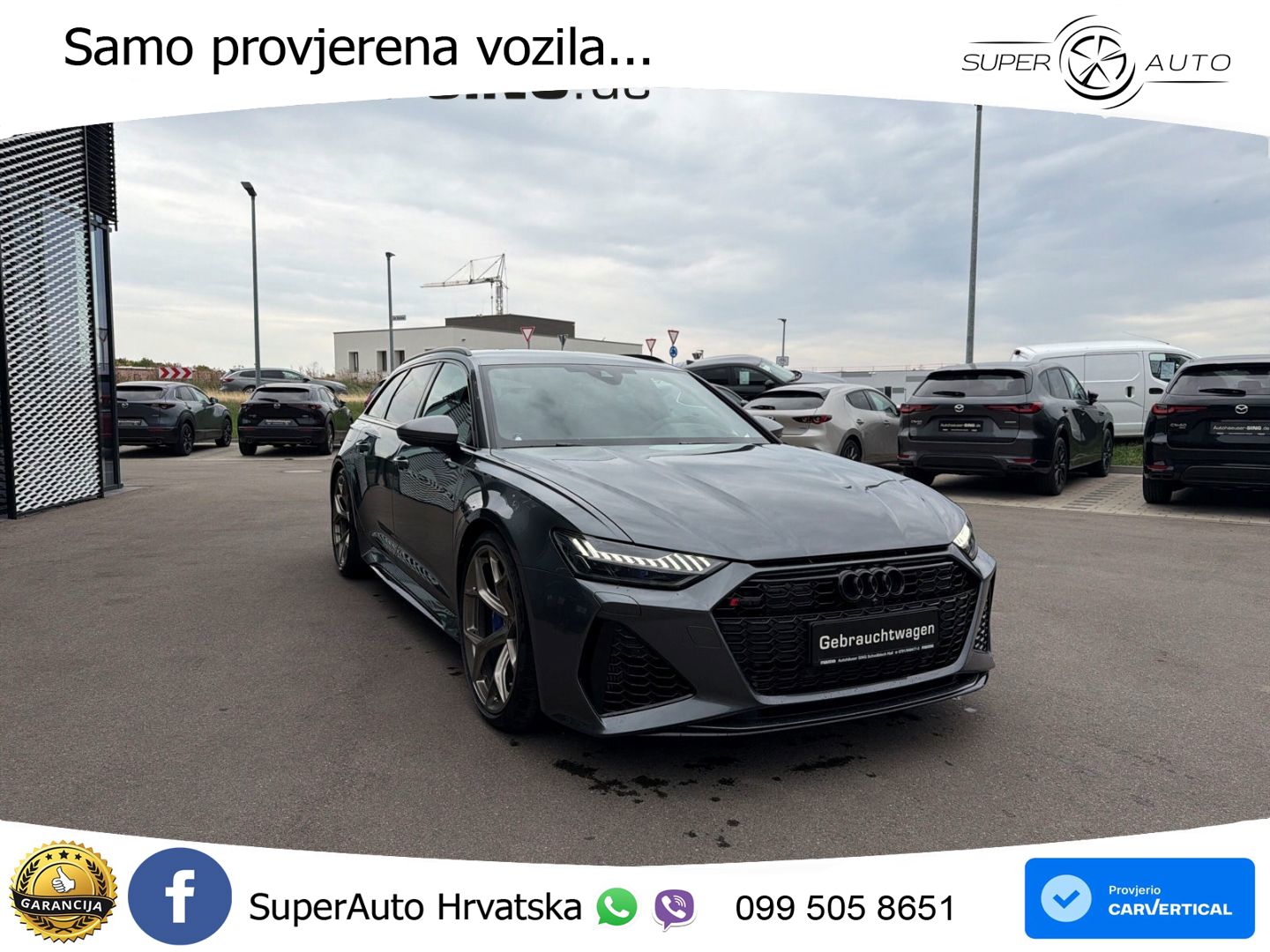 Audi RS6 Avant 4.0 TFSI V8 performance (630 KS)  quattro tiptronic MATRIX+GR SJED+KAM