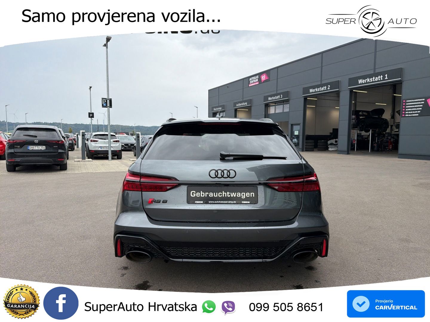 Audi RS6 Avant 4.0 TFSI V8 performance (630 KS)  quattro tiptronic MATRIX+GR SJED+KAM