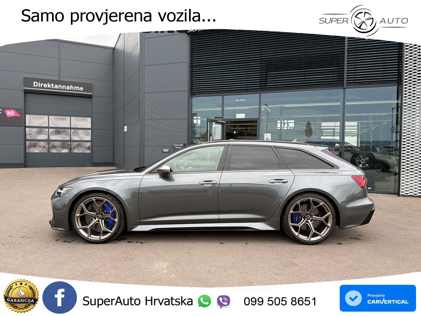 Audi RS6 Avant 4.0 TFSI V8 performance (630 KS)  quattro tiptronic MATRIX+GR SJED+KAM