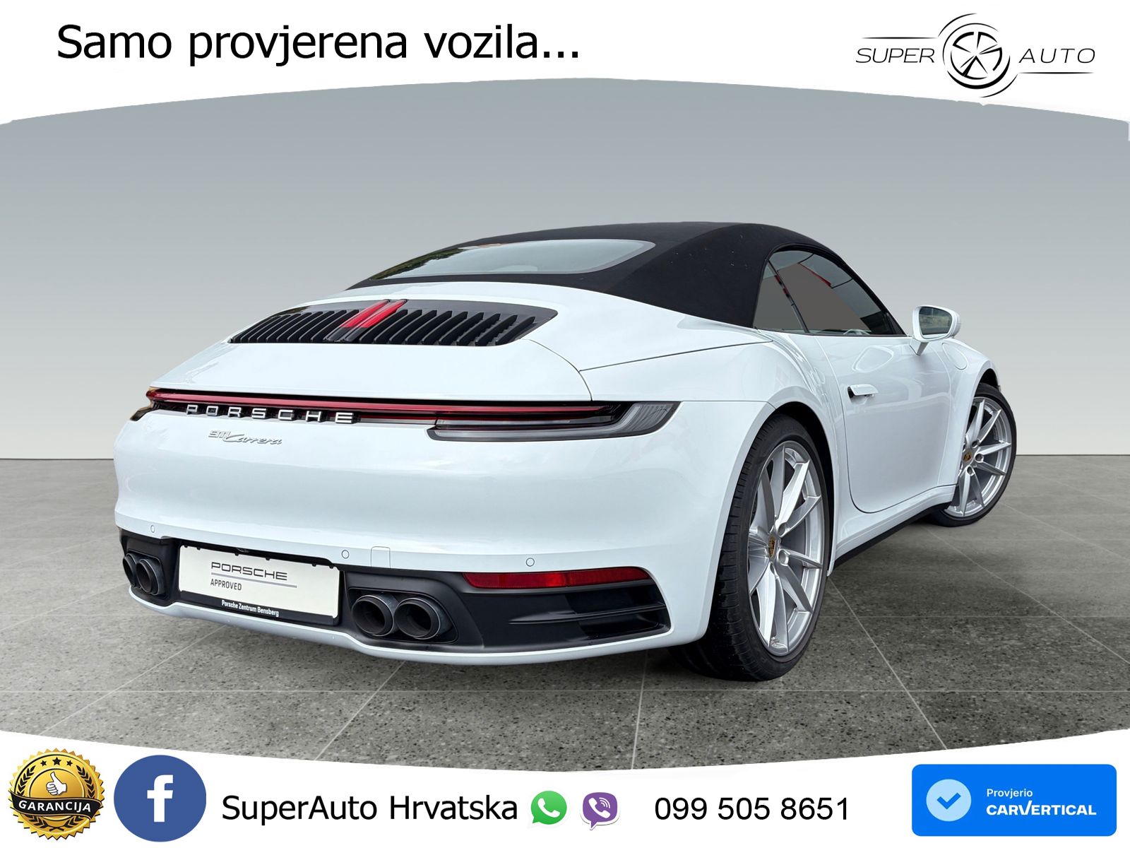 Porsche 911 Carrera Cabriolet 3.0 (385 KS) PDK LED+GR SJED+ACC