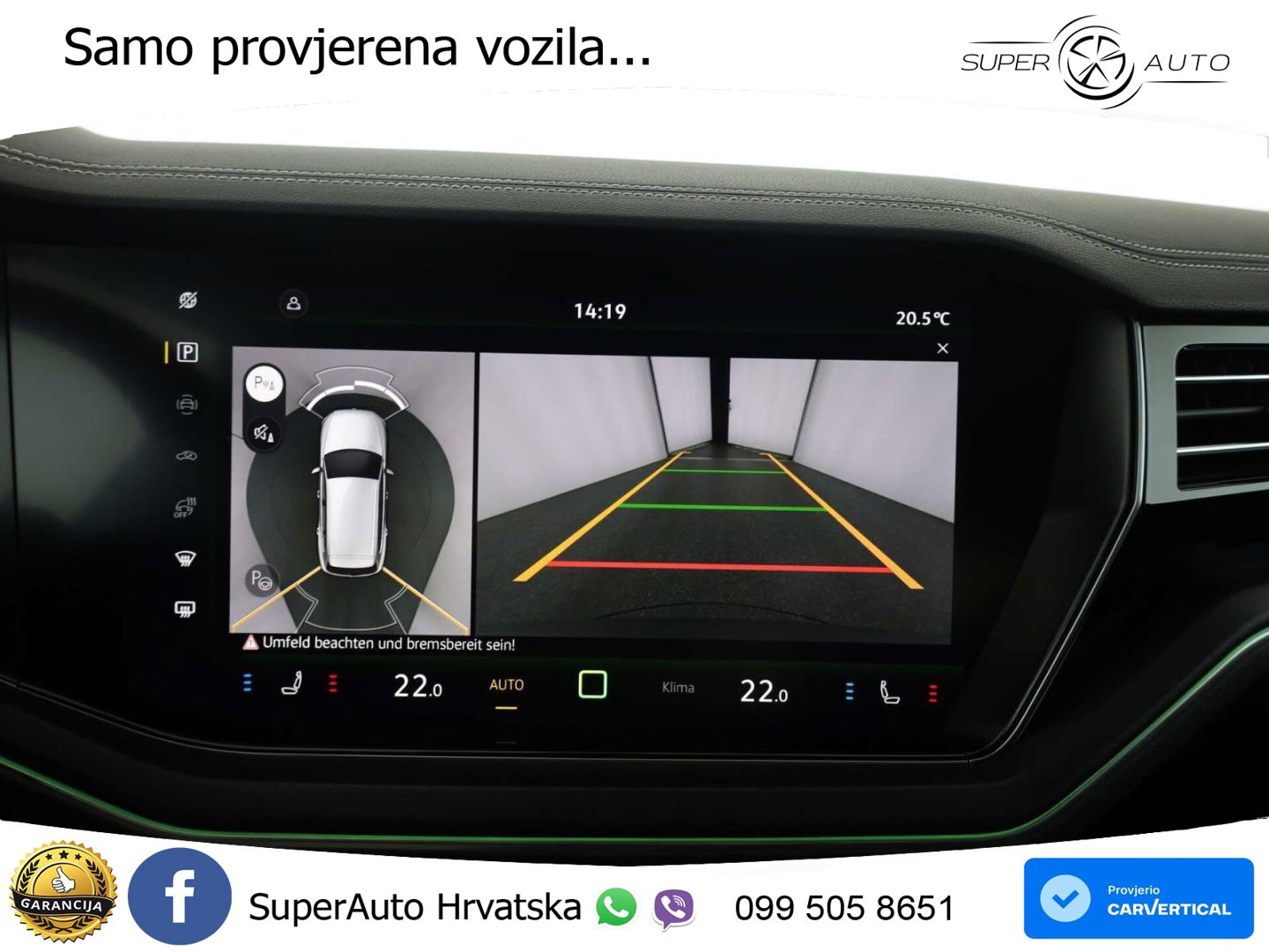 Volkswagen Touareg 3.0 V6 TDI (286 KS) 4MOTION Tiptronic ZRAČNI+ACC+GR SJED+KAM