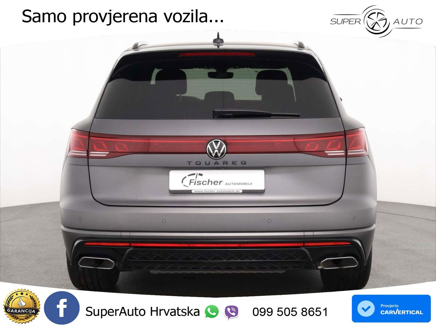 Volkswagen Touareg 3.0 V6 TDI (286 KS) 4MOTION Tiptronic ZRAČNI+ACC+GR SJED+KAM