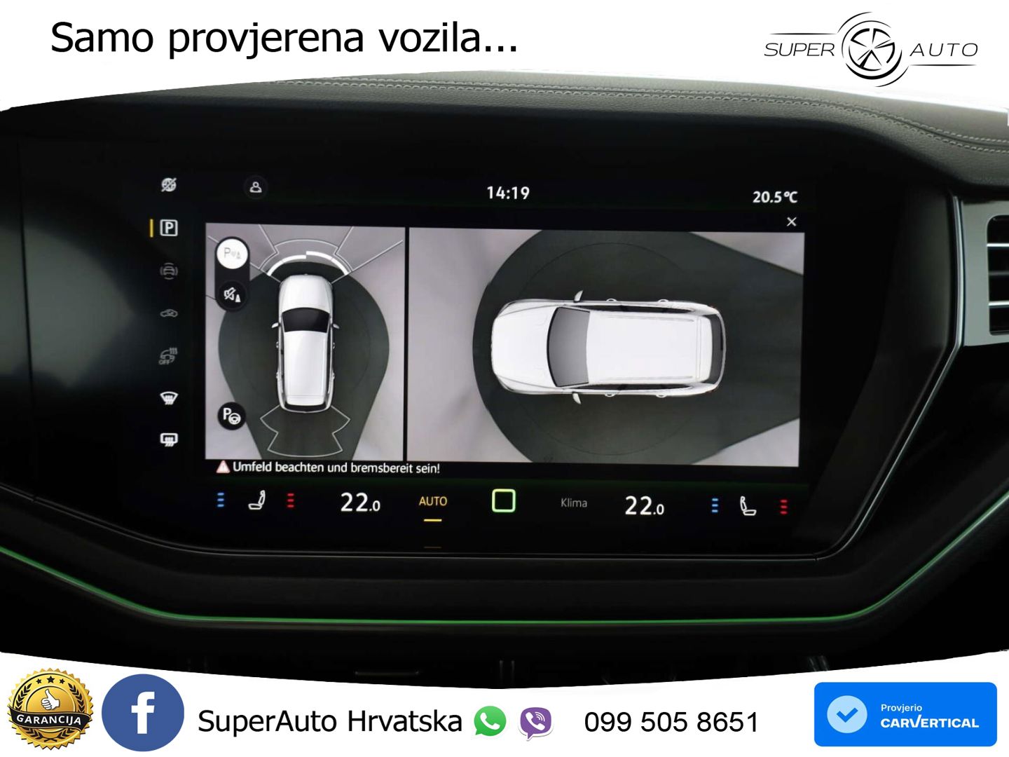 Volkswagen Touareg 3.0 V6 TDI (286 KS) 4MOTION Tiptronic ZRAČNI+ACC+GR SJED+KAM