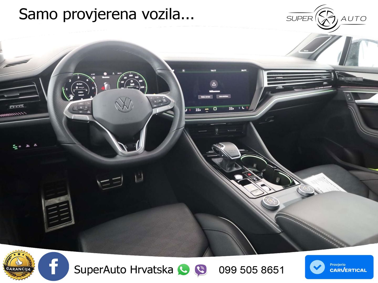 Volkswagen Touareg 3.0 V6 TDI (286 KS) 4MOTION Tiptronic ZRAČNI+ACC+GR SJED+KAM