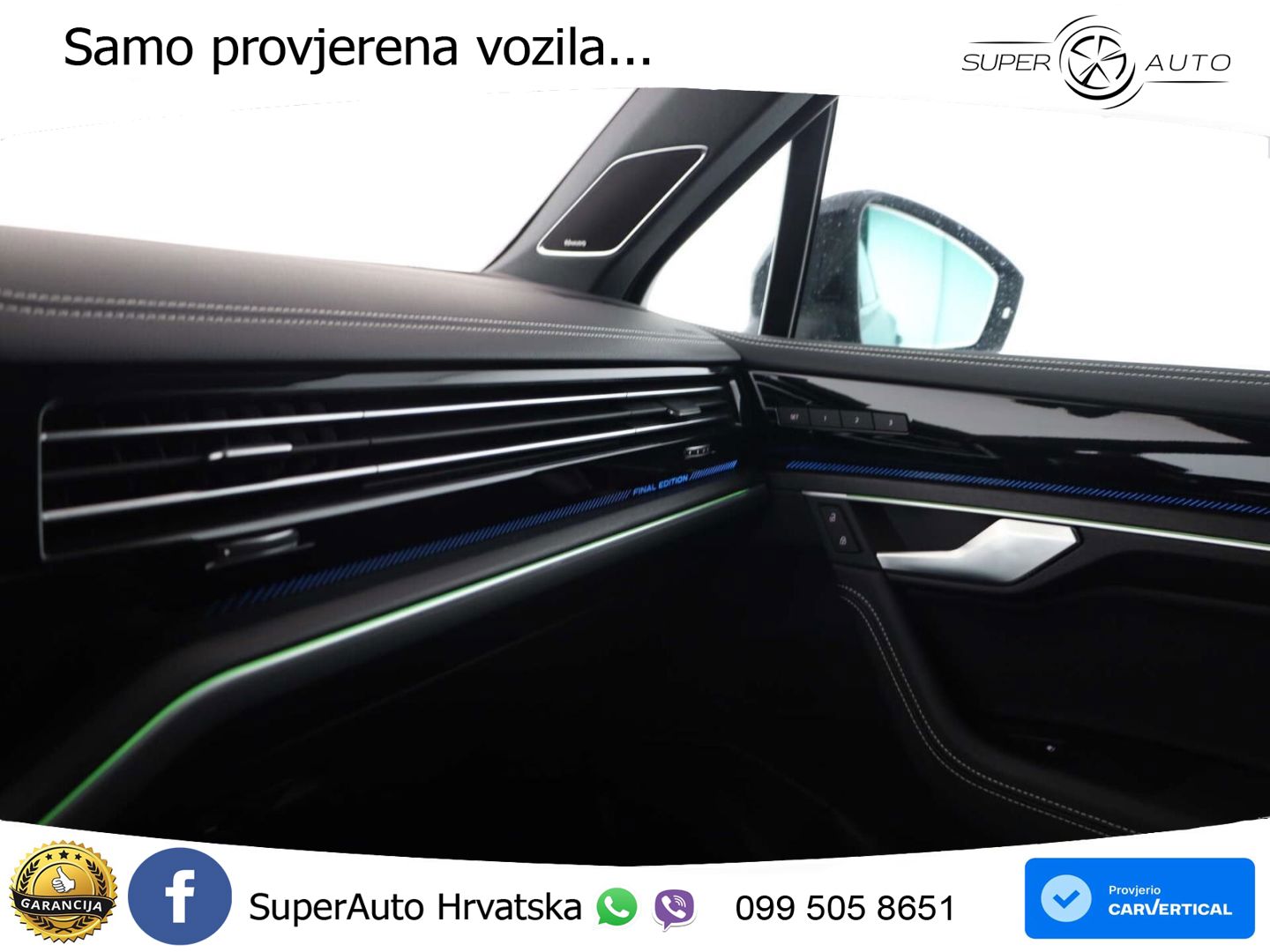 Volkswagen Touareg 3.0 V6 TDI (286 KS) 4MOTION Tiptronic ZRAČNI+ACC+GR SJED+KAM
