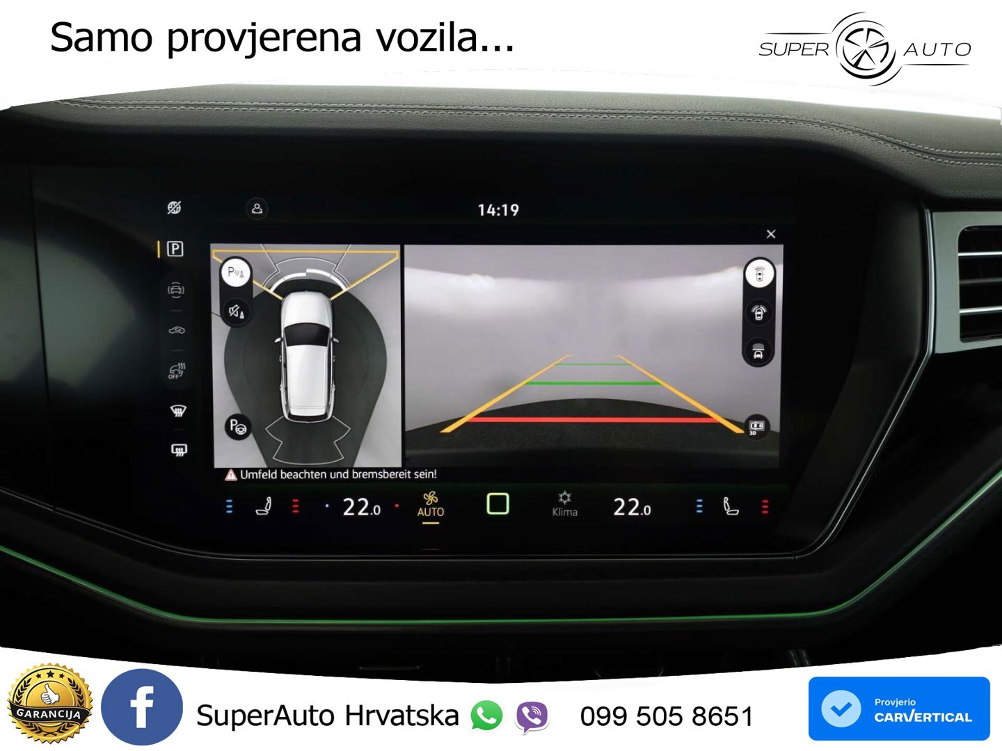 Volkswagen Touareg 3.0 V6 TDI (286 KS) 4MOTION Tiptronic ZRAČNI+ACC+GR SJED+KAM