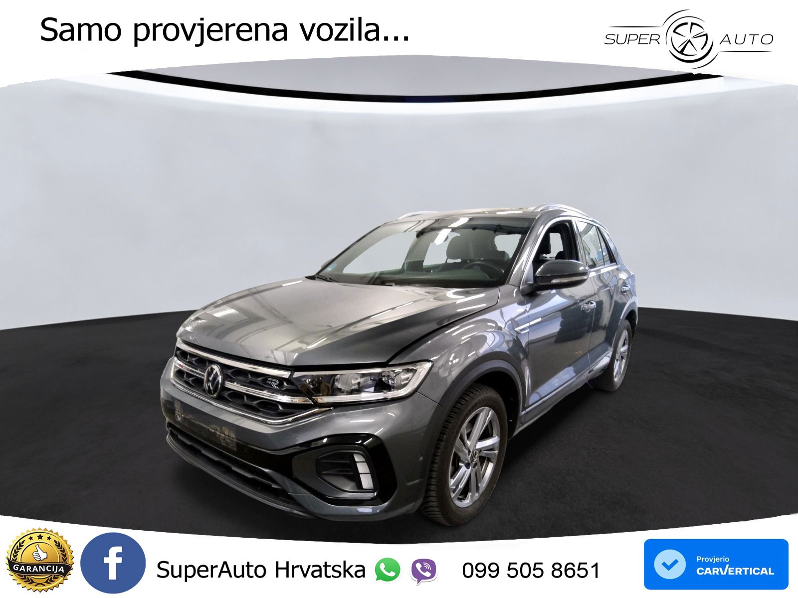 Volkswagen T-Roc 1.5 TSI (150 KS) DSG R-Line LED+GR SJED+ACC