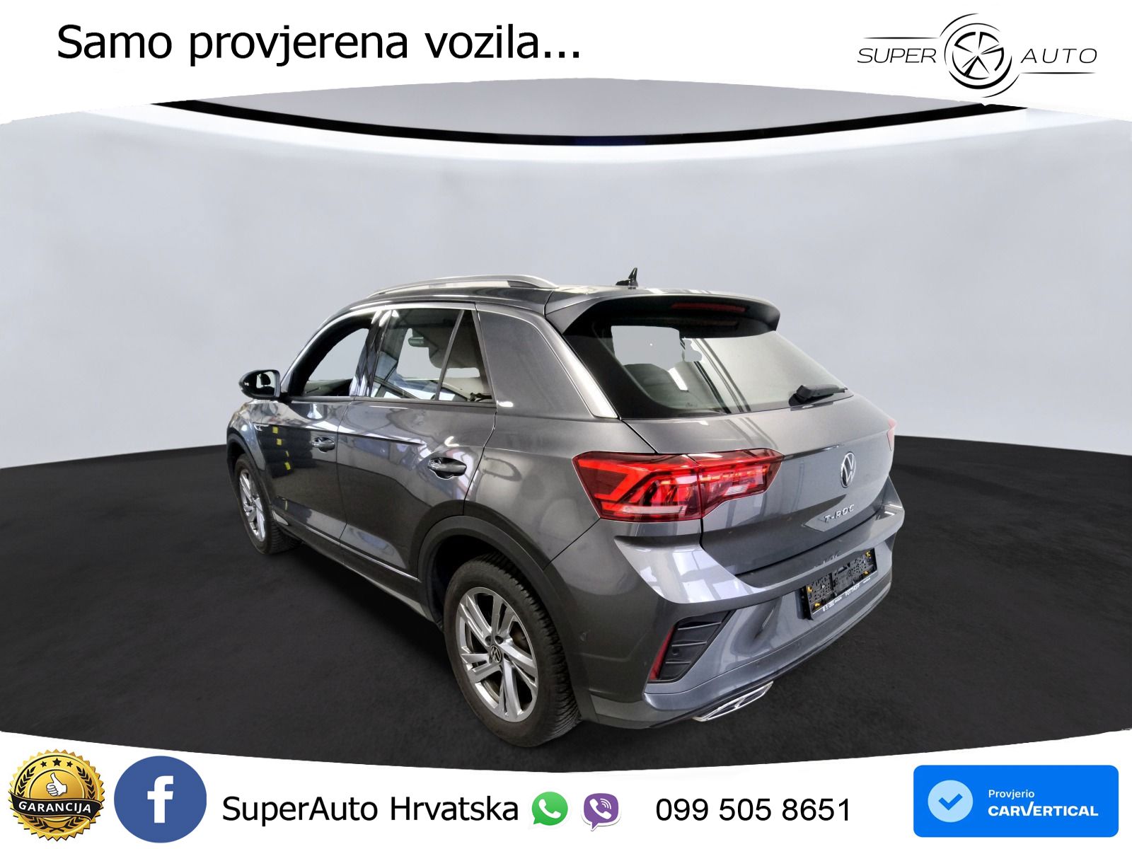 Volkswagen T-Roc 1.5 TSI (150 KS) DSG R-Line LED+GR SJED+ACC