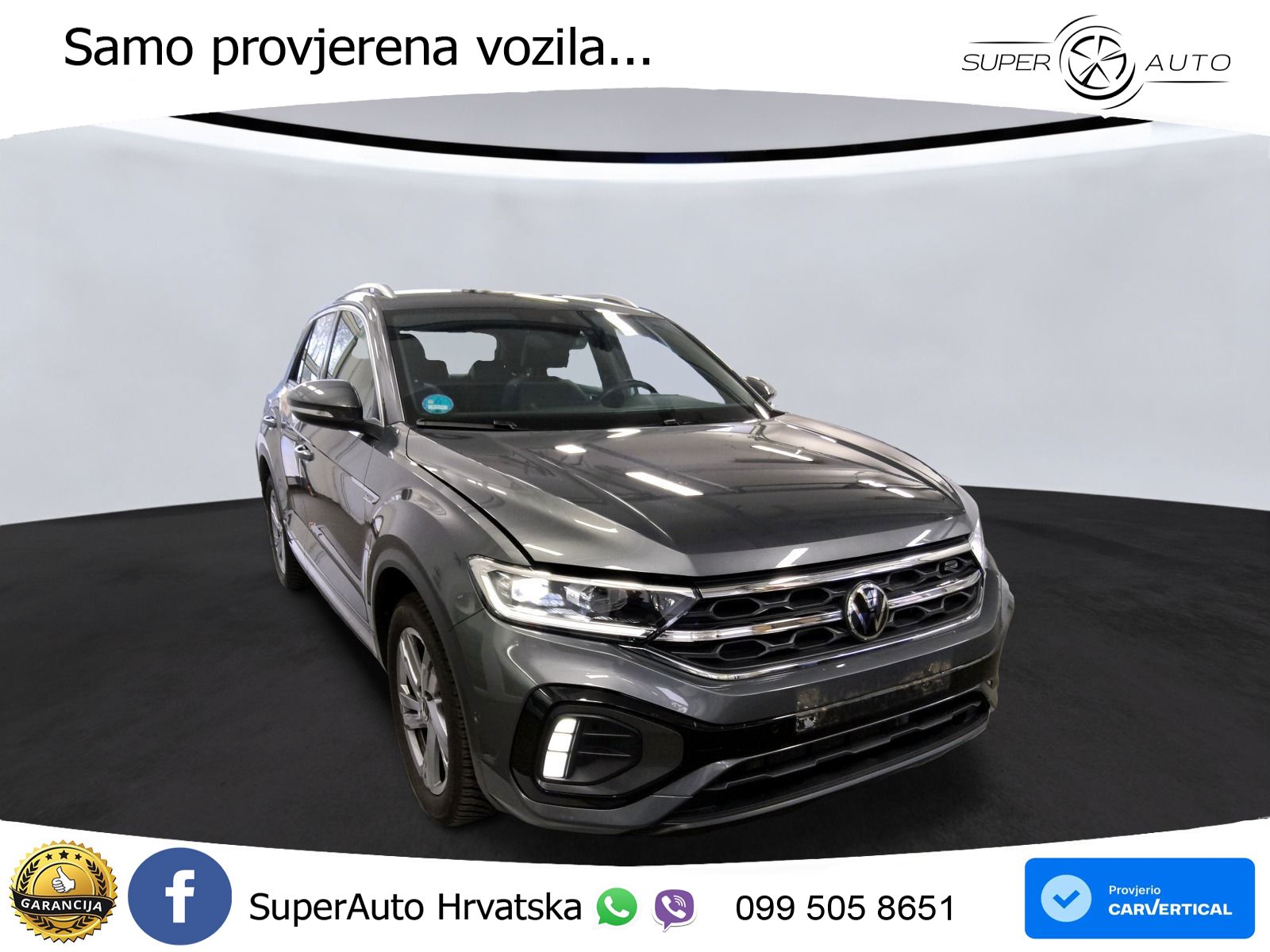 Volkswagen T-Roc 1.5 TSI (150 KS) DSG R-Line LED+GR SJED+ACC