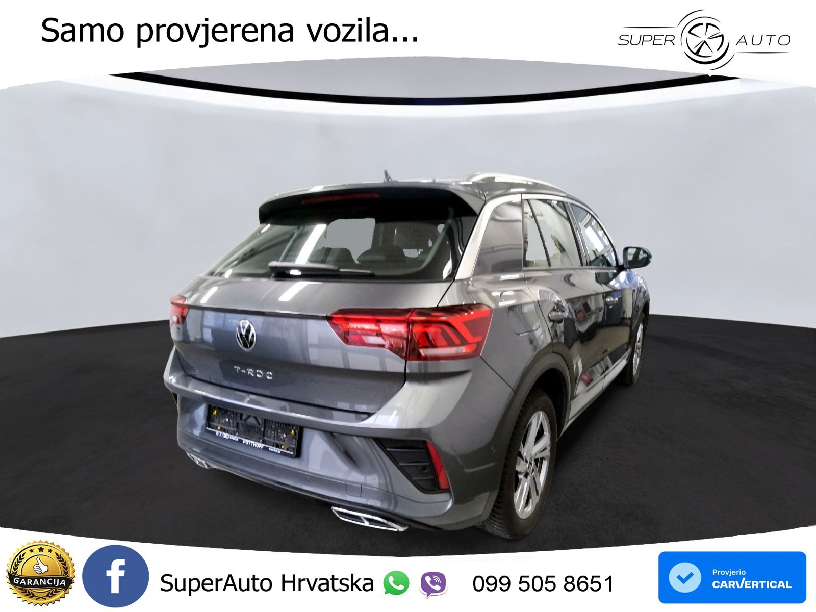 Volkswagen T-Roc 1.5 TSI (150 KS) DSG R-Line LED+GR SJED+ACC