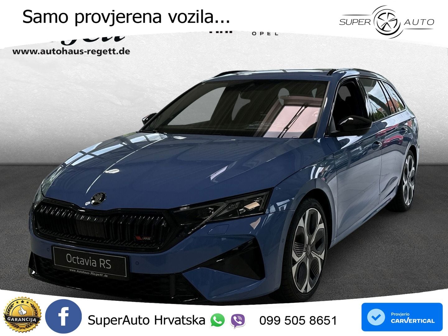Škoda Octavia Combi RS 2.0 TSI (265 KS) DSG MATRIX+GR SJED+KAM