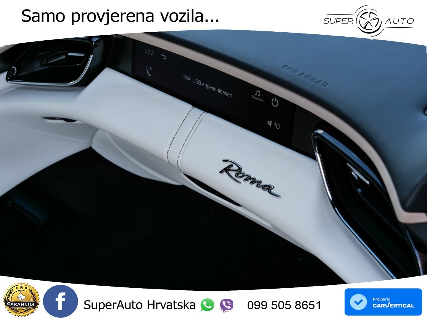 Ferrari Roma Spider 3.9 V8 (620 KS) F1 DCT MATRIX+GR SJED+KAM