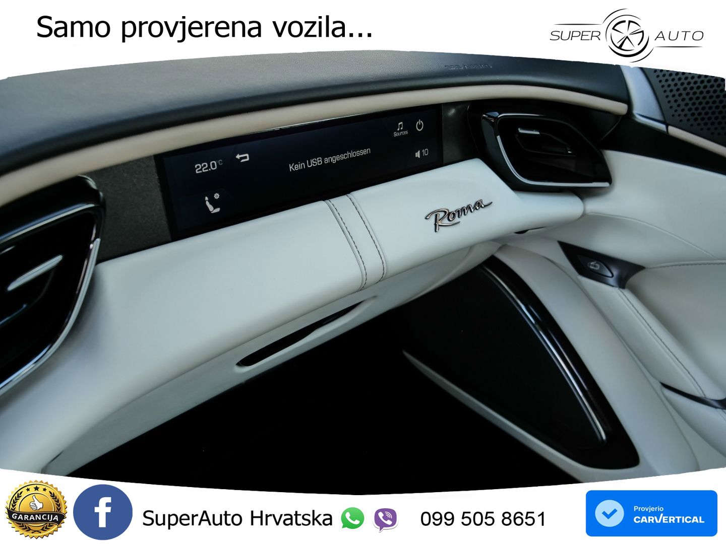 Ferrari Roma Spider 3.9 V8 (620 KS) F1 DCT MATRIX+GR SJED+KAM