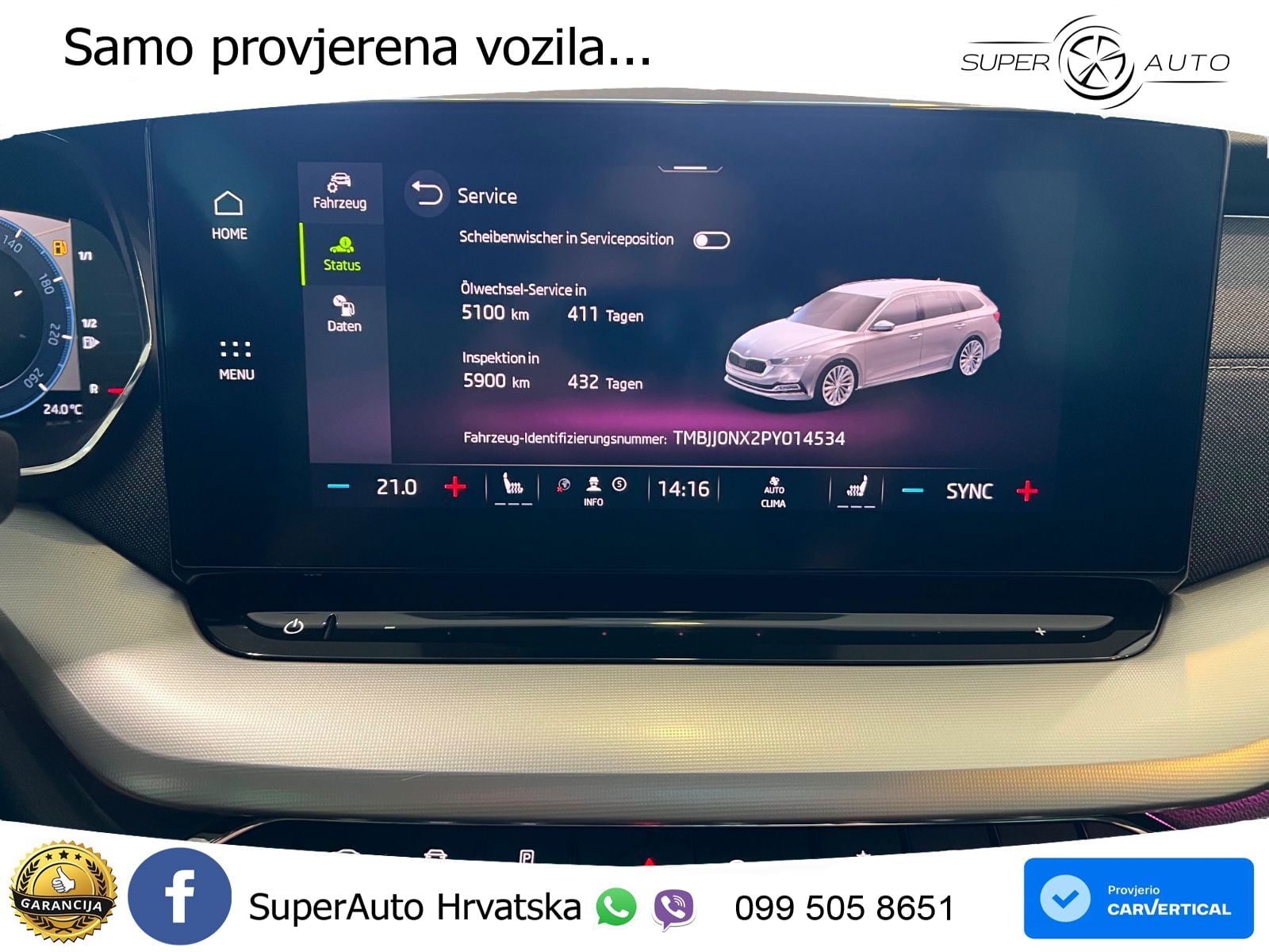 Škoda Octavia Combi 2.0 TDI (150 KS) DSG LED+GR SJED+ACC