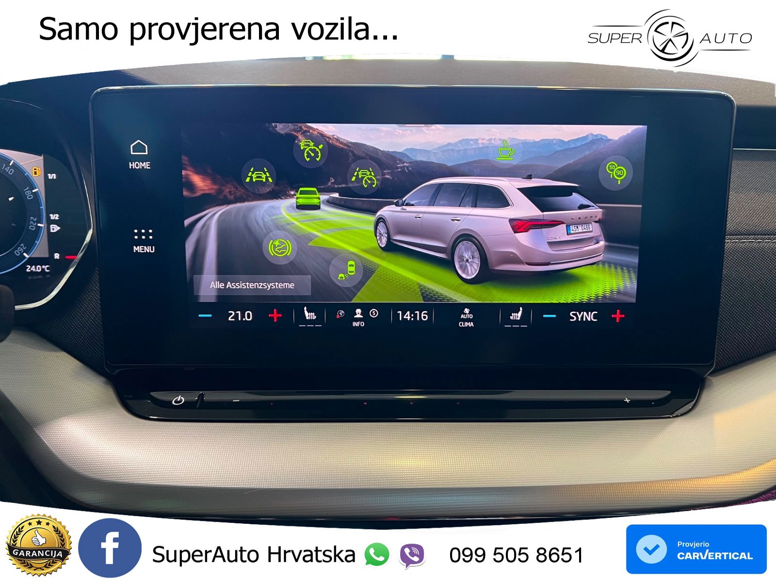 Škoda Octavia Combi 2.0 TDI (150 KS) DSG LED+GR SJED+ACC