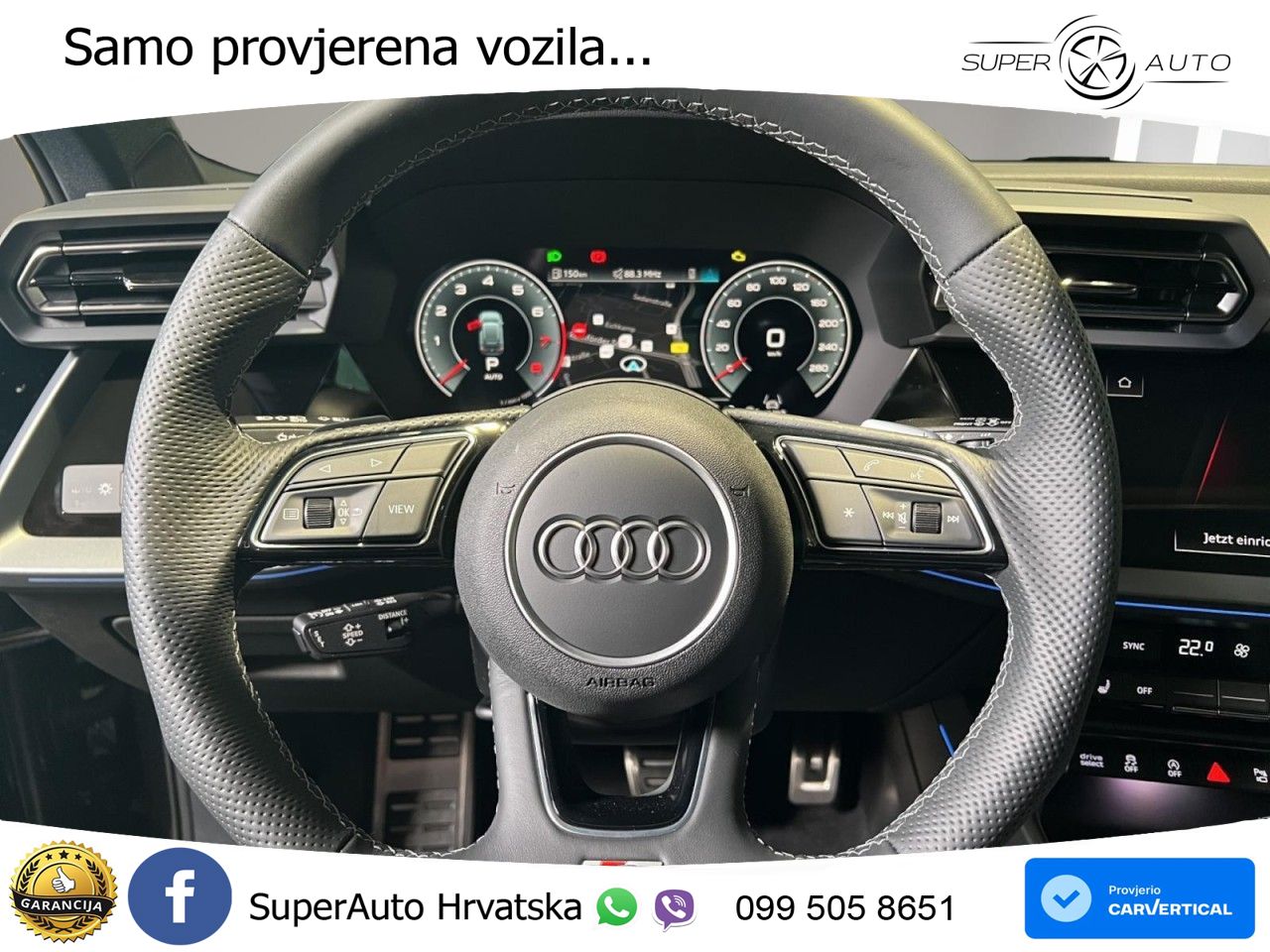 Audi A3 35 TFSI (150 KS) S tronic S line LED+GR SJED+ACC